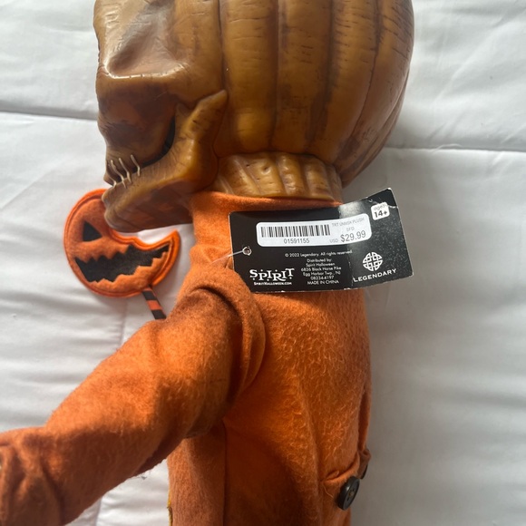 NWT Spirit Halloween Trick R Treat Unmasked Sam Plush Doll - Picture 4 of 9